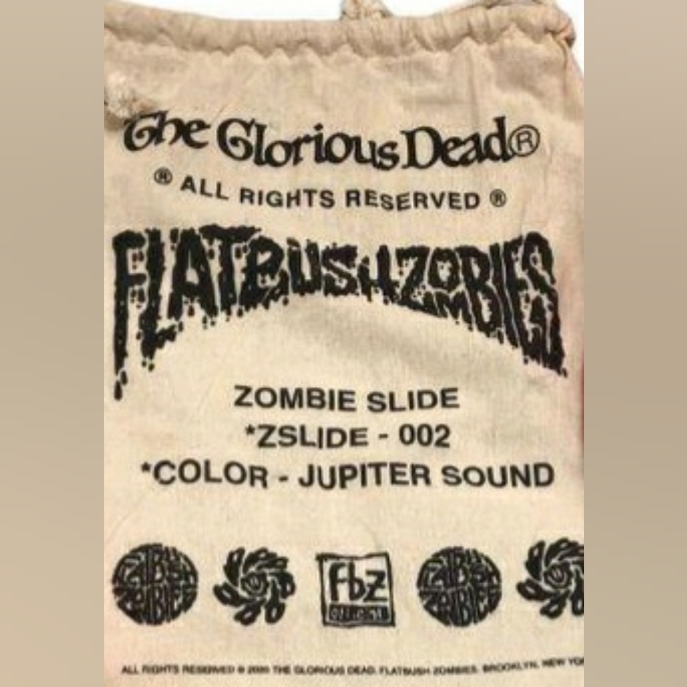 [SOLD] Flatbush Zombies Jupiter Sound Red Slide Sandals - Picture 14 of 15